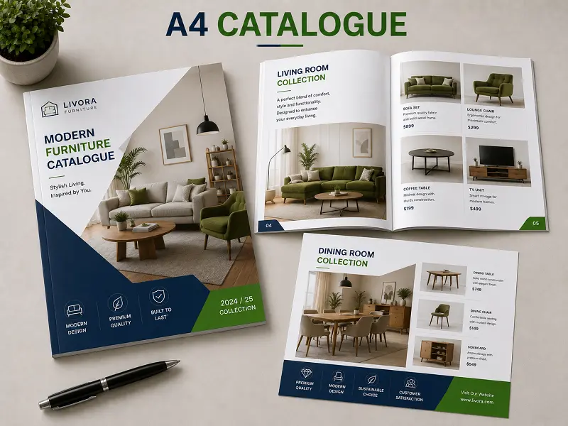 A4 Catalogue Printing Ahmedabad