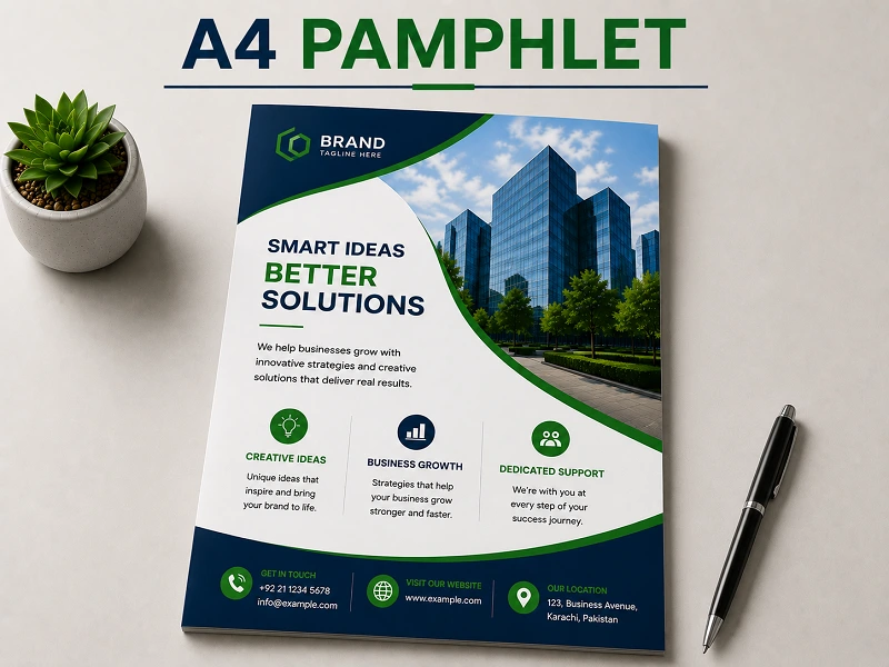 A4 Pamphlet Printing Ahmedabad