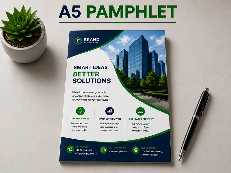 A5 Pamphlet Printing Ahmedabad