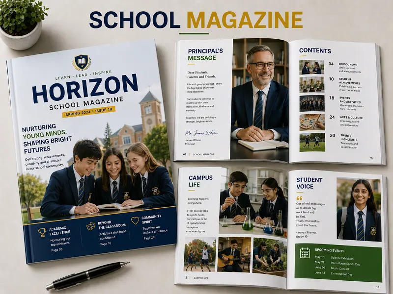 School Magazine Printing Ahmedabad