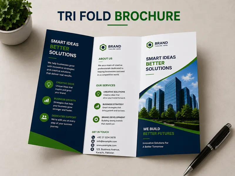 Tri Fold Brochure Printing Ahmedabad